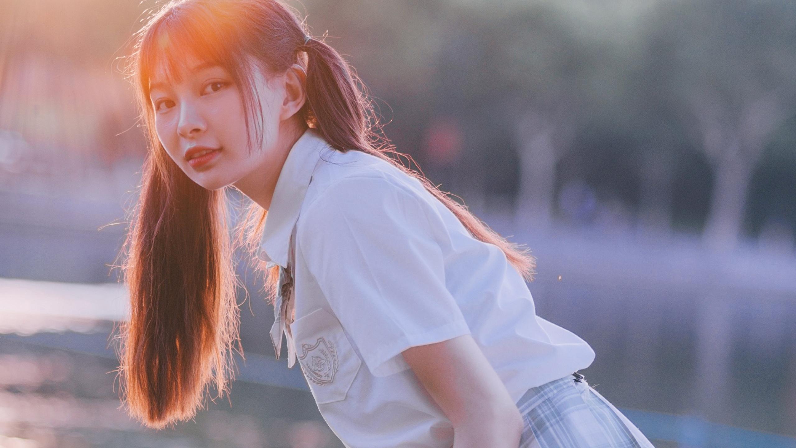 唯美动人的jk少女