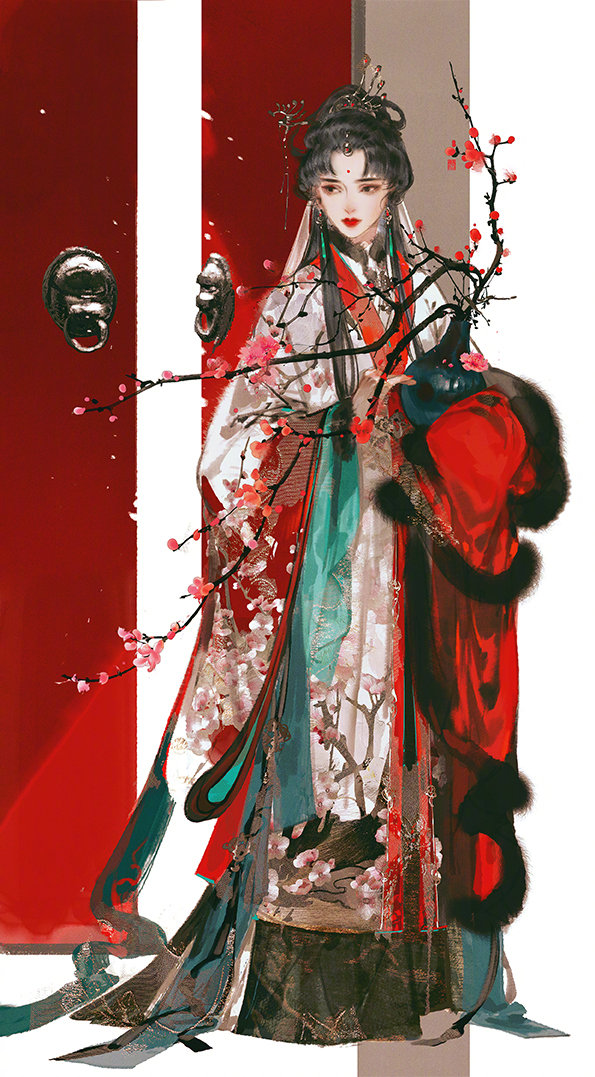 作者《伊吹五月》笔下的古风美人