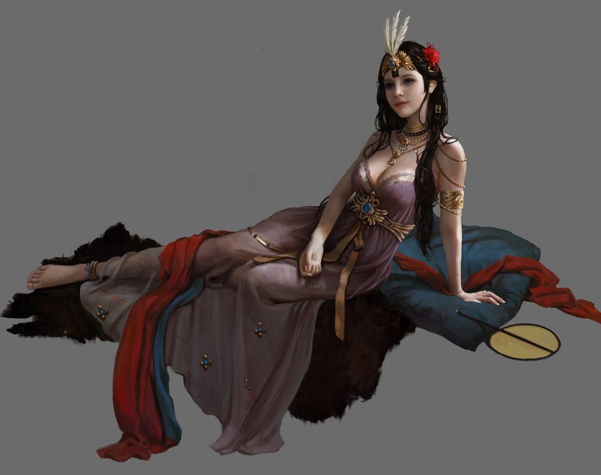 CG美女绘画