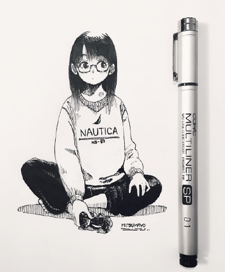 卡通人物手绘插画