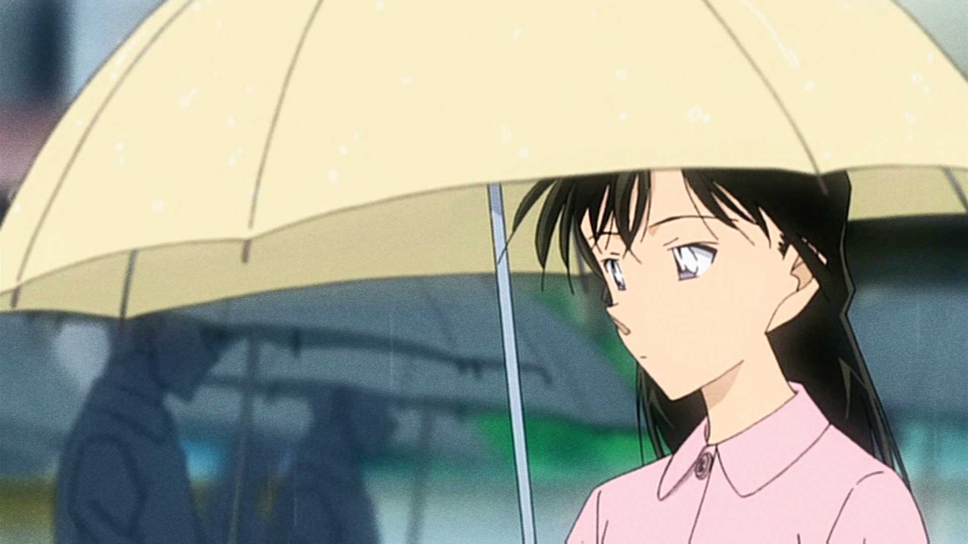 雨中漫步的小兰