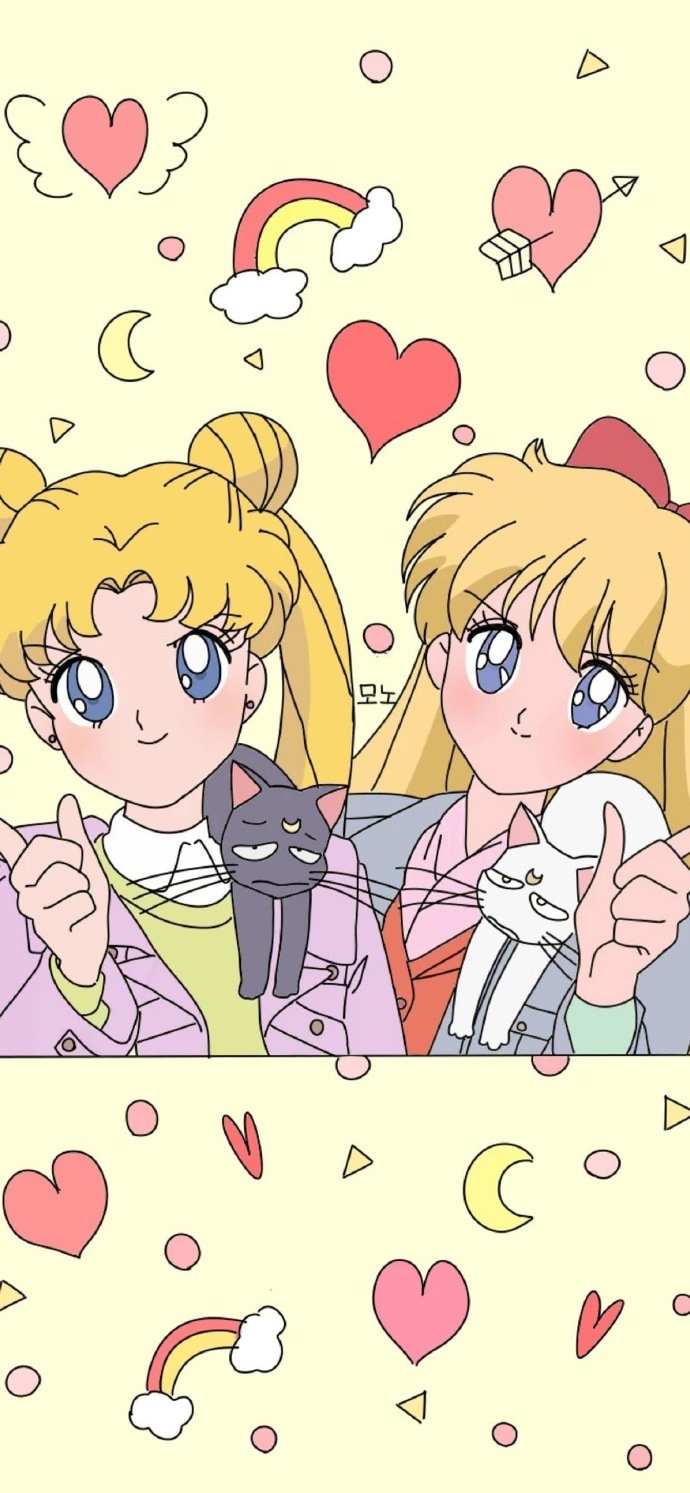 卡通动漫美少女战士可爱壁纸 ​