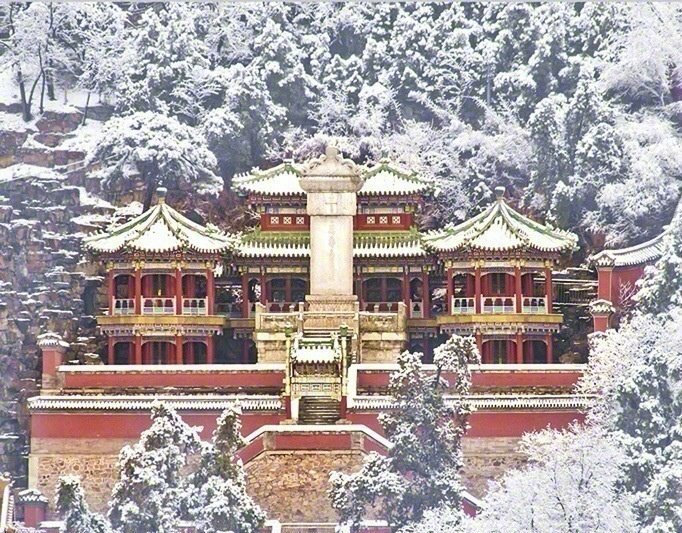 雪后颐和园