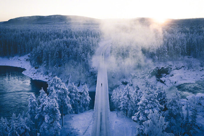 极地里的冰雪世界