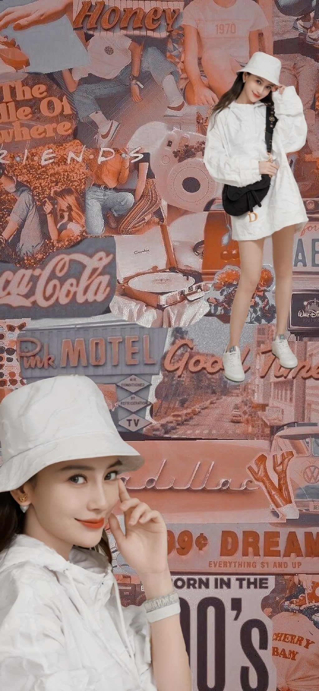杨颖拼接手机壁纸 ​​​​