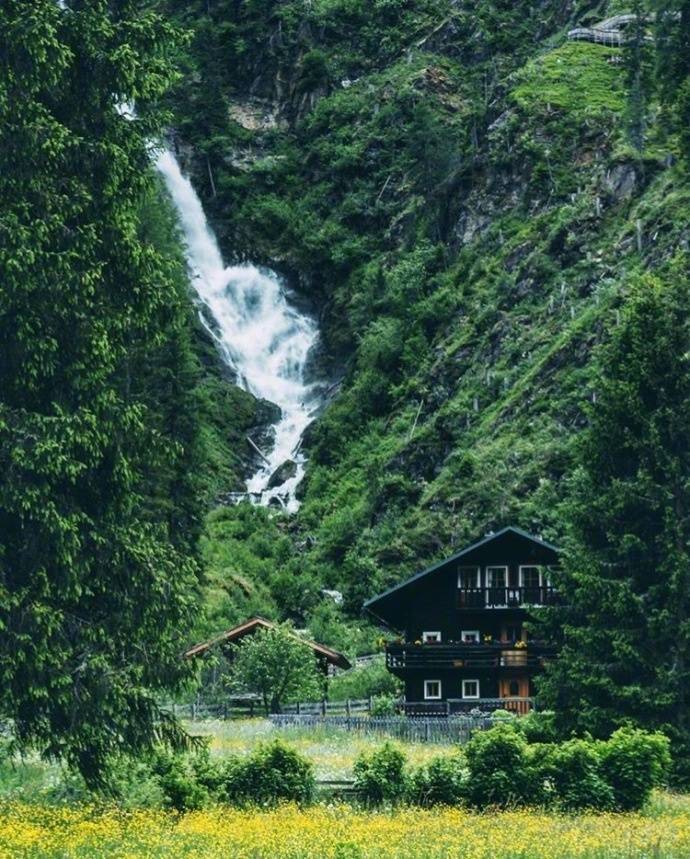 奥地利的山川湖泊