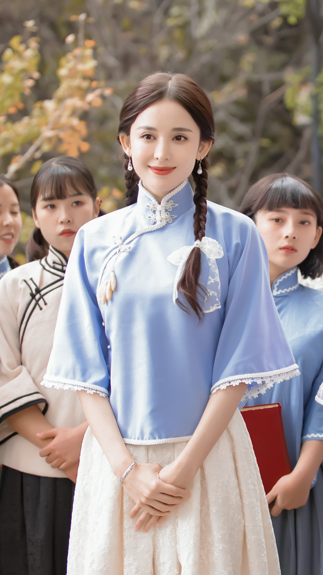 古力娜扎民国风手机壁纸