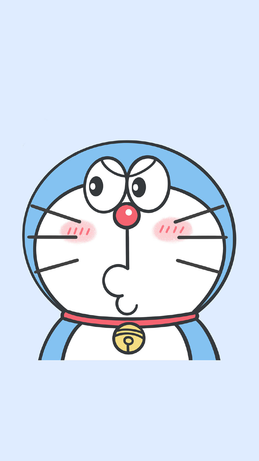 哆啦A梦可爱表情卡通壁纸
