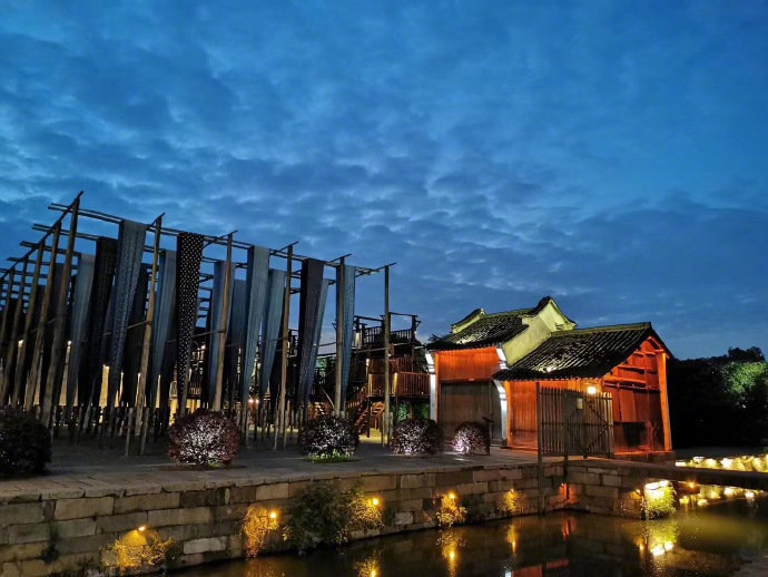 乌镇西栅的夜