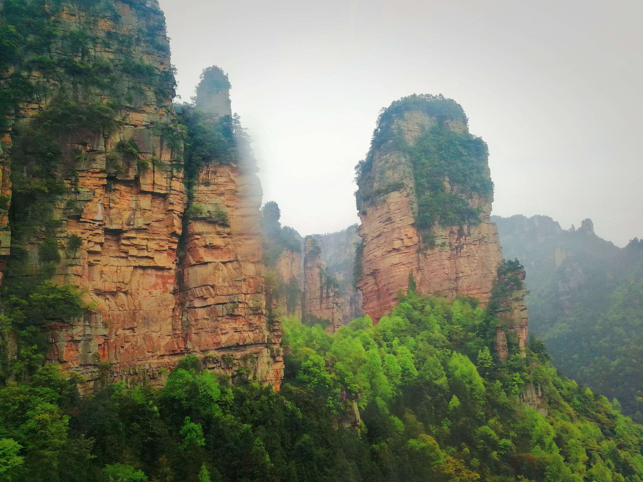杨家界索道风光