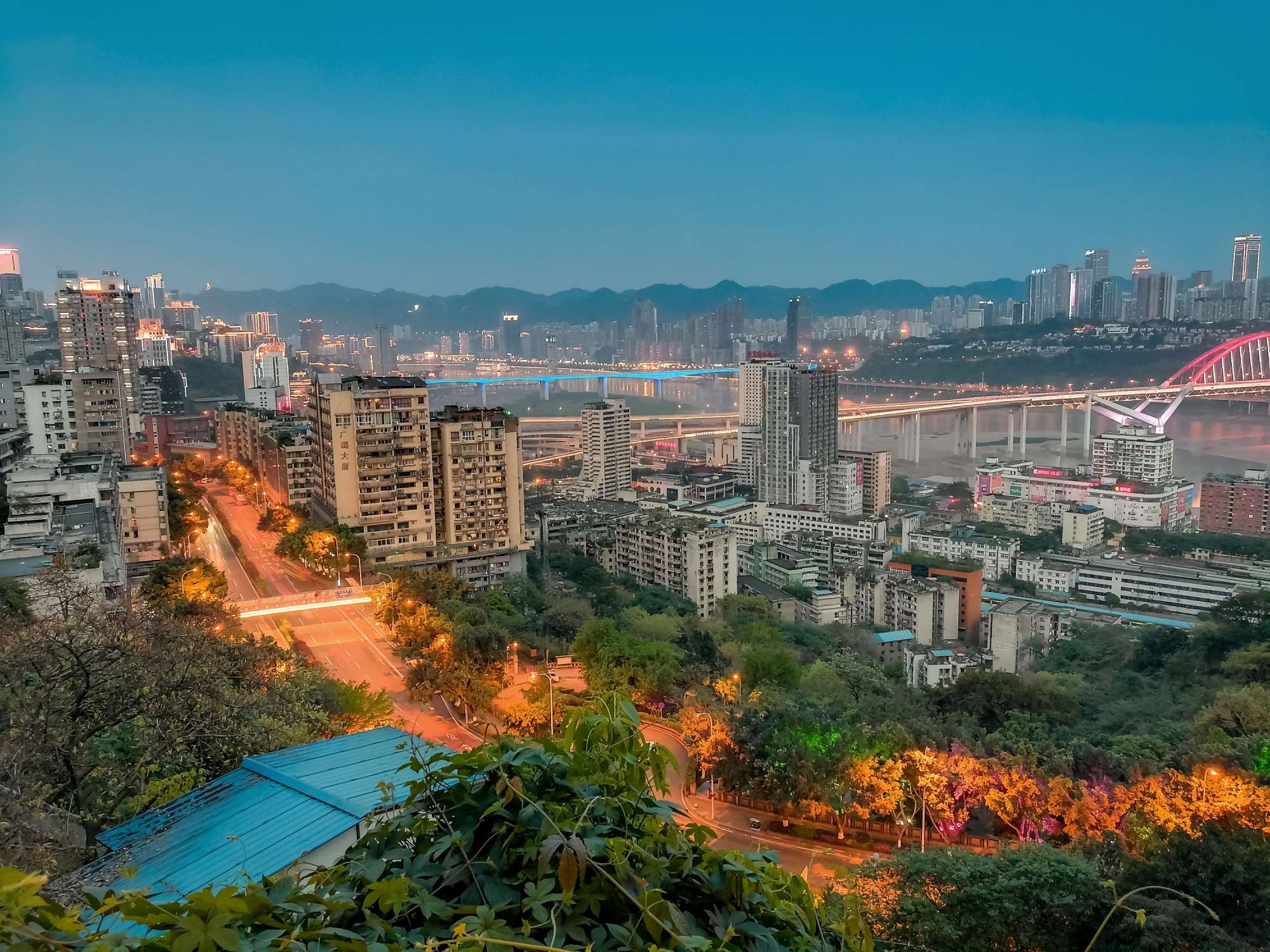 重庆鹅岭二厂夜景
