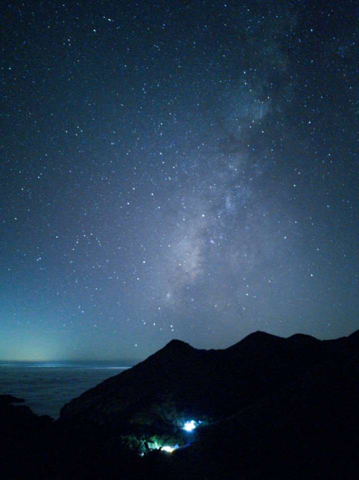 船底顶的银河