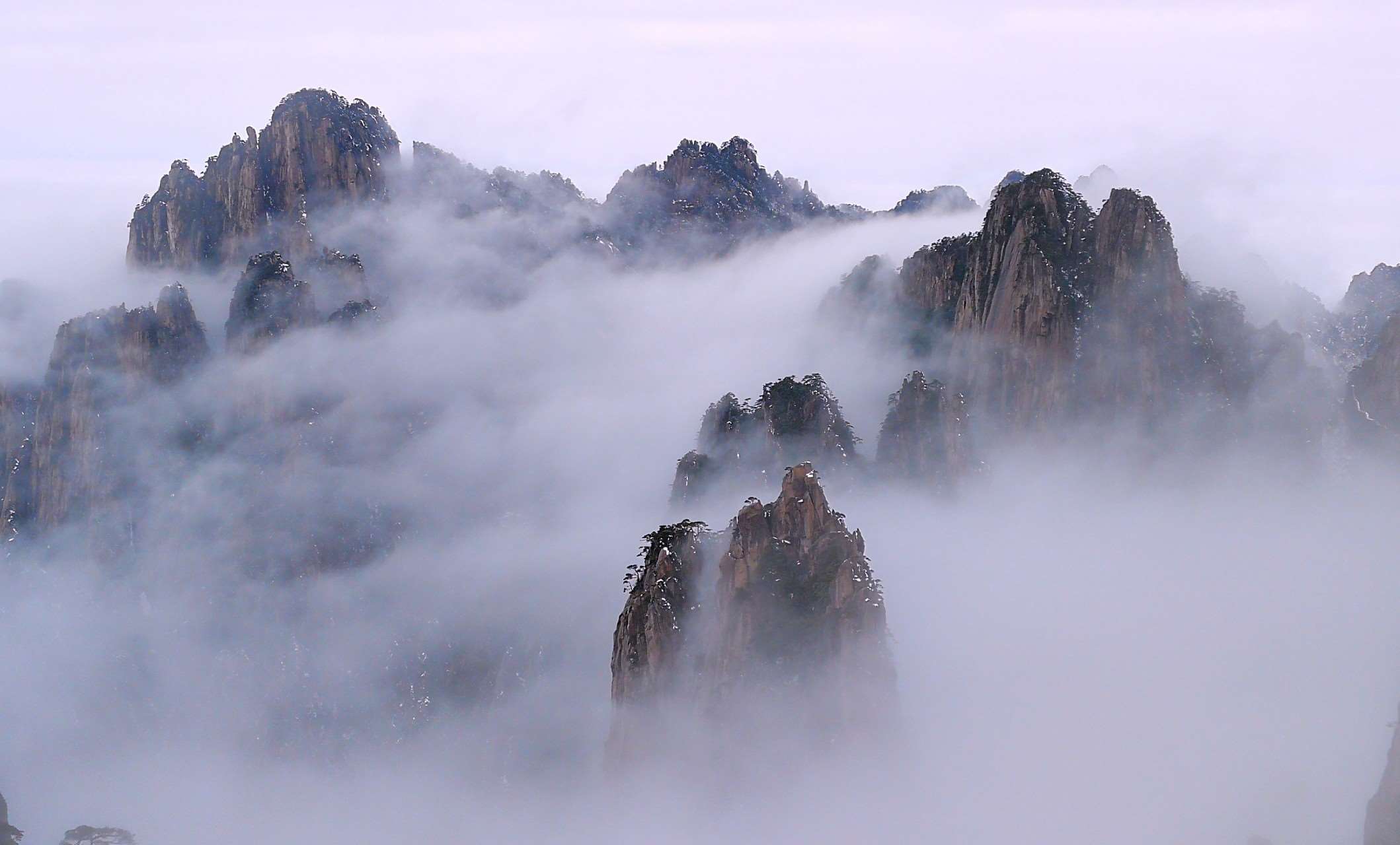 雪后黄山美如画
