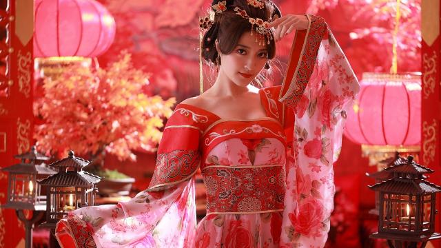 那些惊艳了时光的古装美女图片