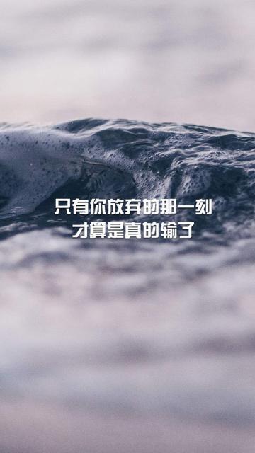 绝不放弃