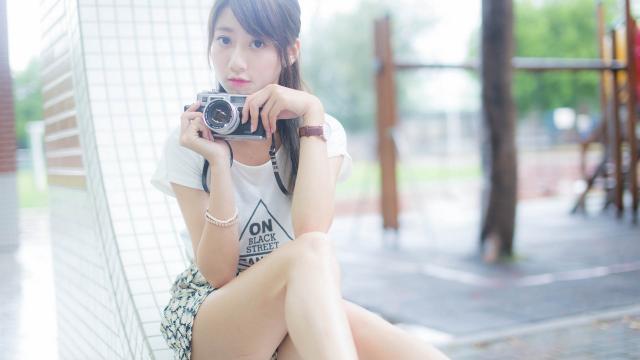 青春学生妹清纯可人写真