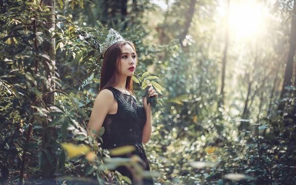 唯美清新优雅的女生