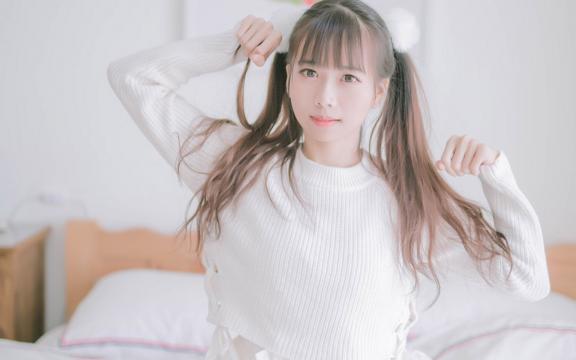 双马尾可爱清纯美少女私房写真