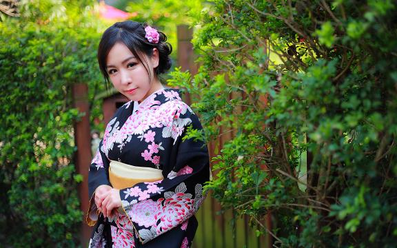 可爱和服少女粉嫩清新甜美写真