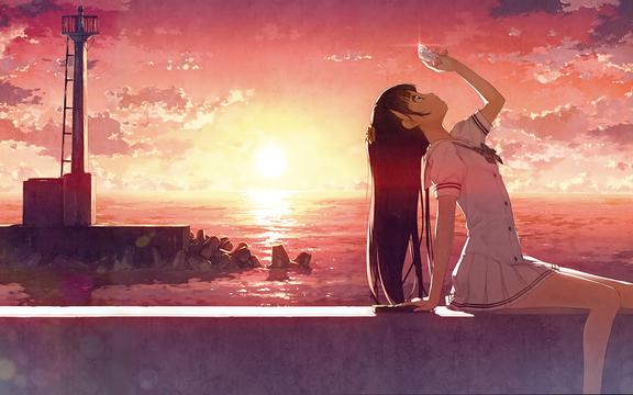 动漫插画美女