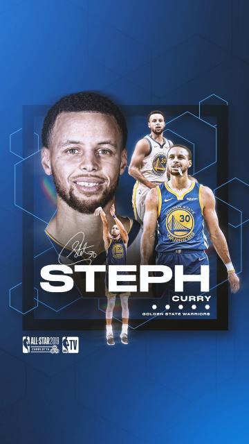 斯蒂芬·库里2019NBA全明星海报