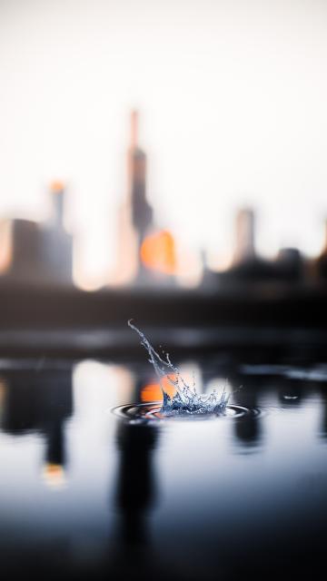 水溅出来