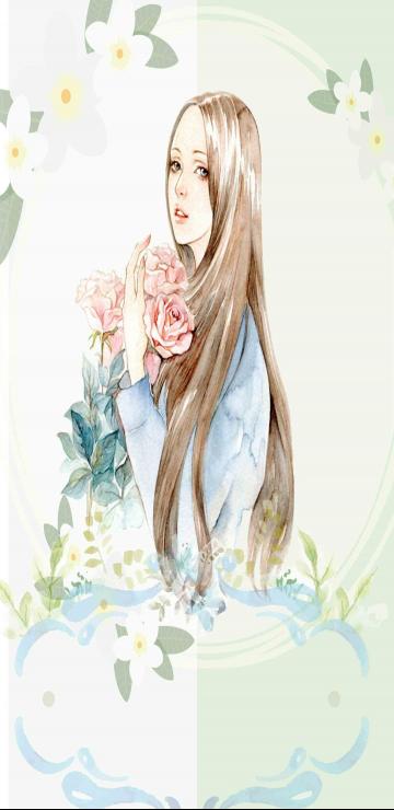 唯美女孩七月你好