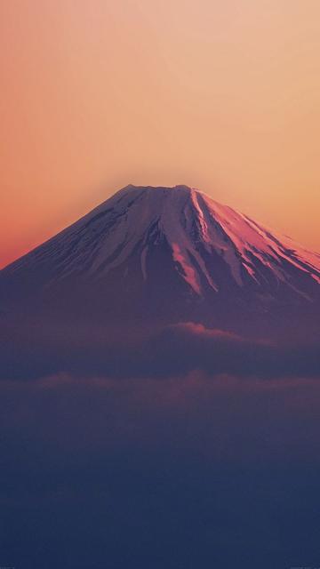 富士山的雪