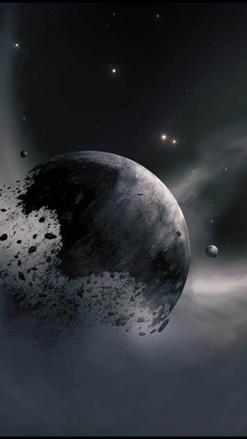 行星的碎片
