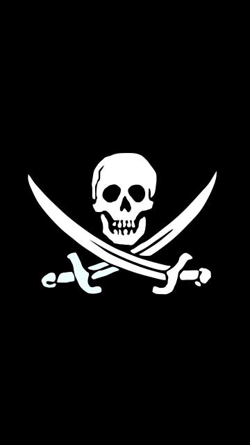 海盗头骨标志