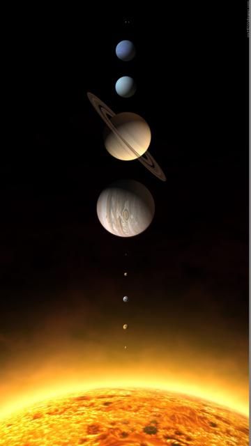 太阳系行星渲染