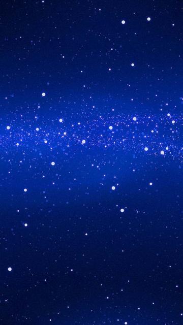 蓝色空间深场明星