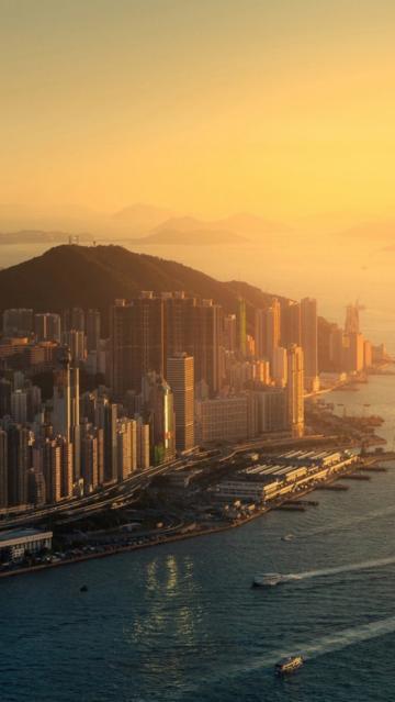 香港日出