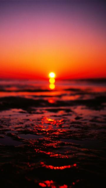 海日落