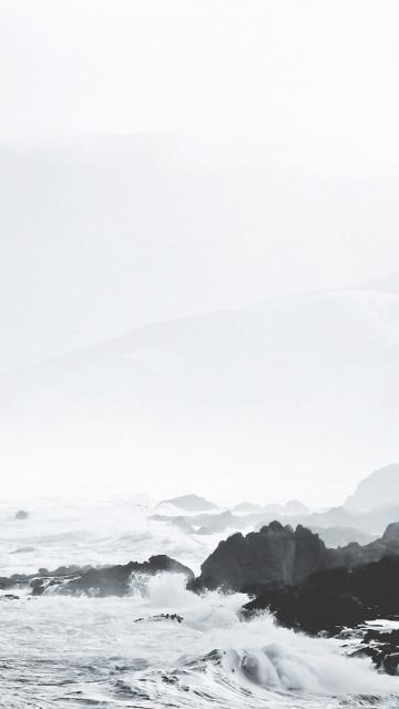 海滩风暴波