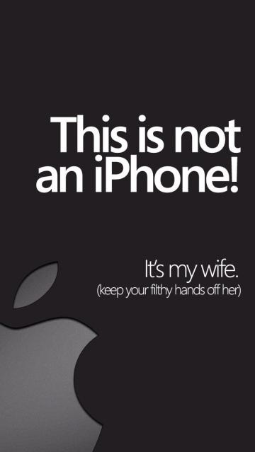 这不是iPhone是我妻子