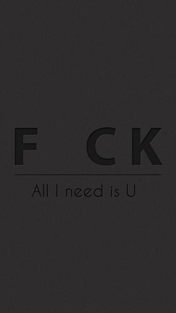 f_ck所有我需要的是你