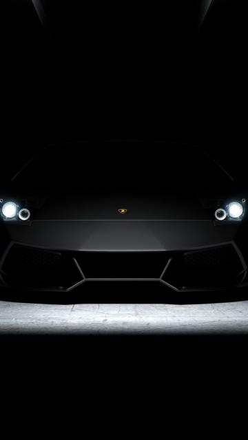 兰博基尼Aventador黑色