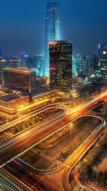 大都会都市夜景