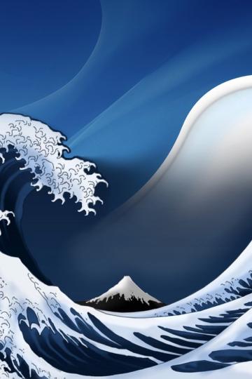汹涌海浪