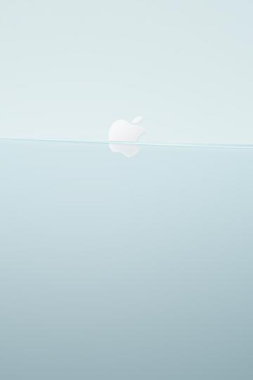 浮动的苹果标志