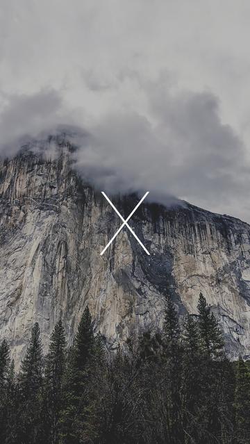 Mac OS X悬崖背景