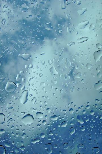 雨窗唯美图片