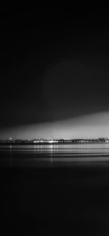 湖城夜景