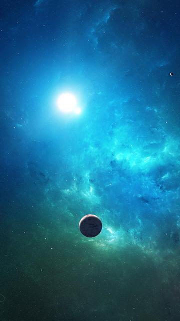 炫彩宇宙星空