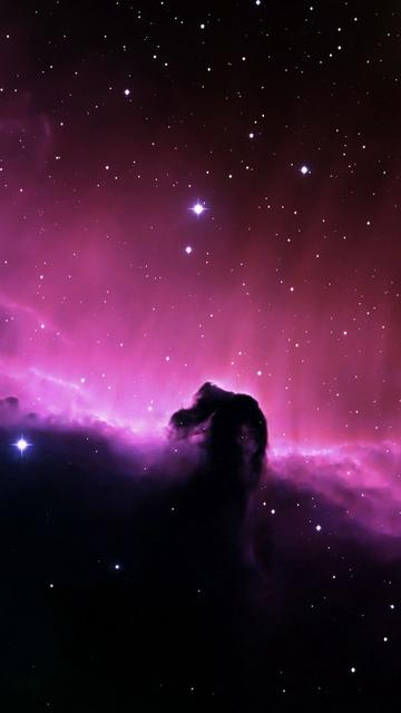 紫色梦幻星空