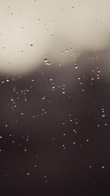 黑白雨窗