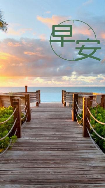 早安,大海