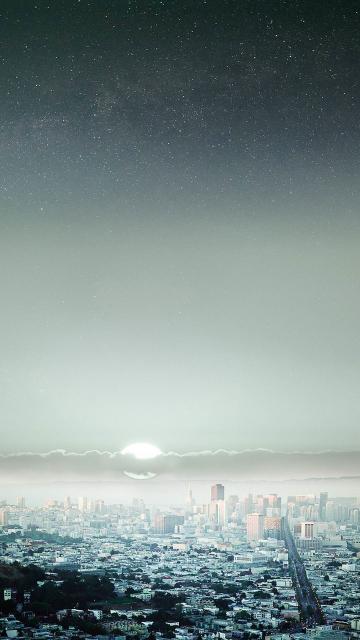 夜空大城市