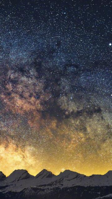 夜空中的星星
